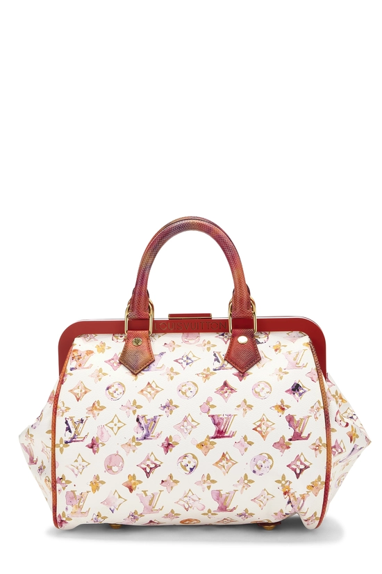 Richard Prince x Louis Vuitton White Monogram Watercolor Frame Speedy, , large image number 0