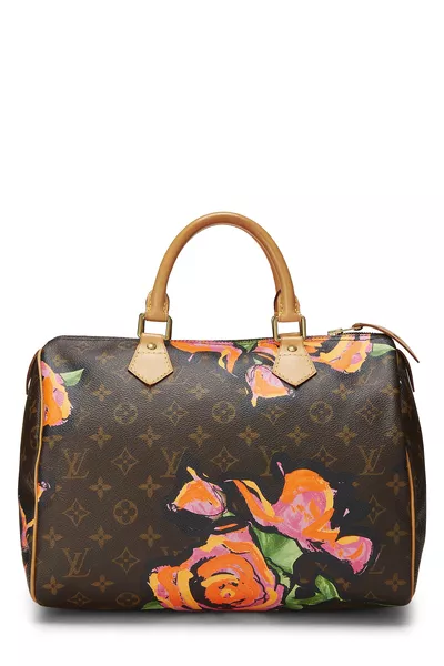 Stephen Sprouse x Louis Vuitton Monogram Roses Speedy 30