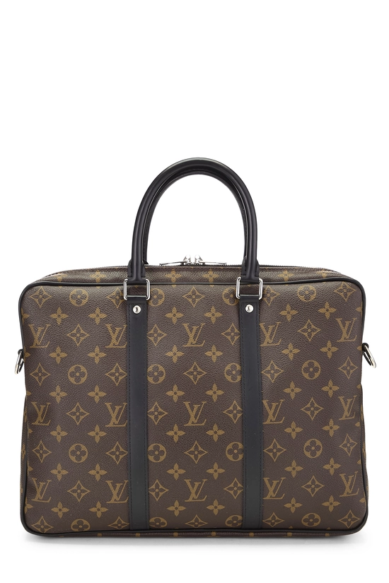 Monogram Macassar Porte Documents-Voyage PM, , large image number 0