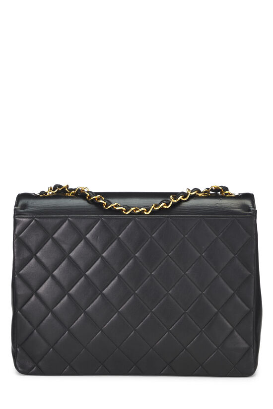 Chanel Black Lambskin Timeless 'CC' Flap Maxi Q6B0QZ1IK6042