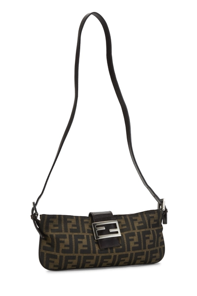 Fendi Brown Zucca Canvas Shoulder Bag — photo 2