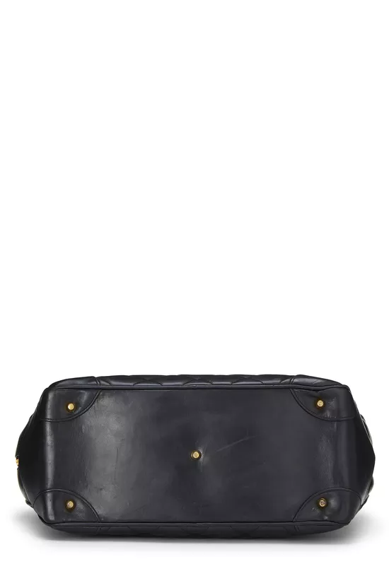 Black Quilted Lambskin Paris Limited Bowler Large, , large image number 4