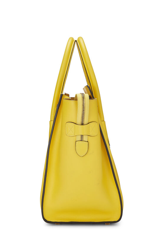 Yellow Smooth Calfskin Luggage Mini, , large image number 2