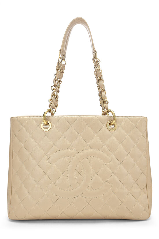 Chanel Caviar Grand Shopping Tote Beige (OXZX) 144020000598 PS