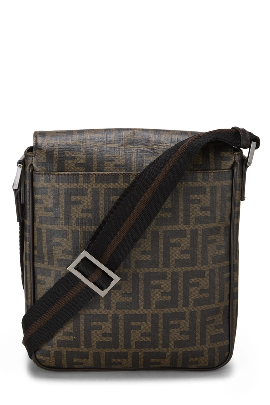 Brown Zucca Coated Canvas Messenger, , large image number 3