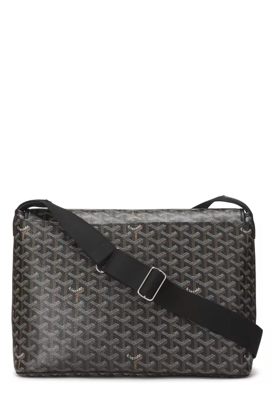 Black Goyardine Canvas Capetien MM, , large image number 3