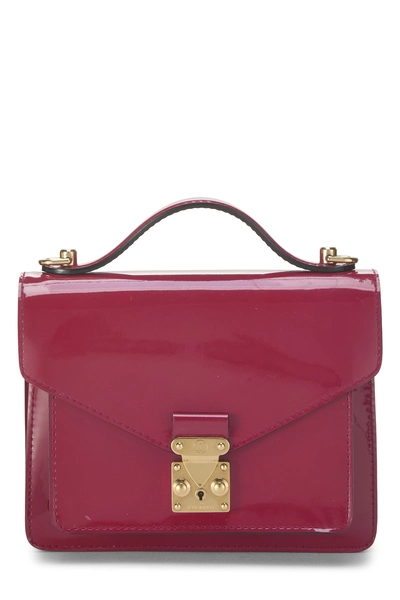 Louis Vuitton Pink Vernis Monceau BB