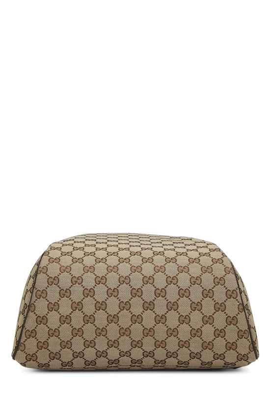 Brown Original GG Canvas Backpack, , large image number 4