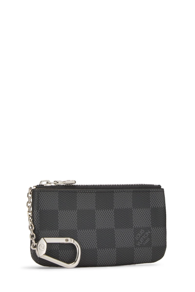 Black Damier Graphite Pochette Clefs, , large