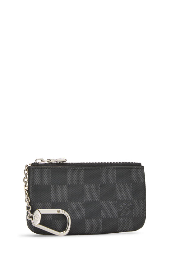 Black Damier Graphite Pochette Clefs, , large image number 1
