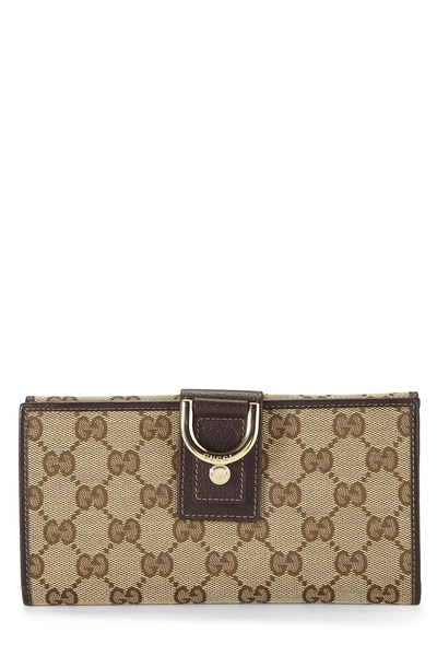 Original GG Canvas D-Ring Wallet