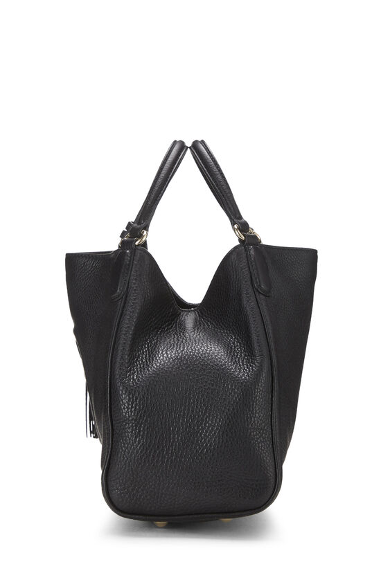 Black Leather Soho Handle Bag Small, , large image number 2