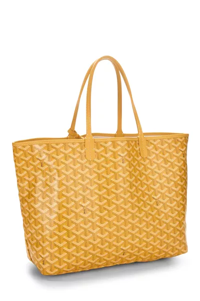 Yellow Goyardine Canvas Saint-Louis PM, , large