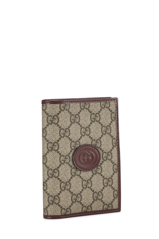 Red Original GG Supreme Coated Canvas Passport Cover, , large image number 1