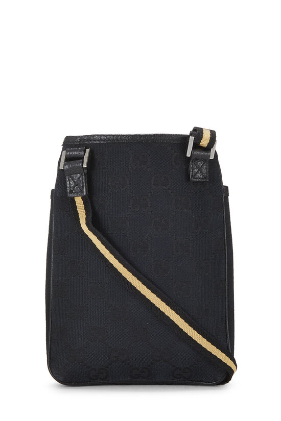 Black GG Canvas Messenger Mini, , large image number 3