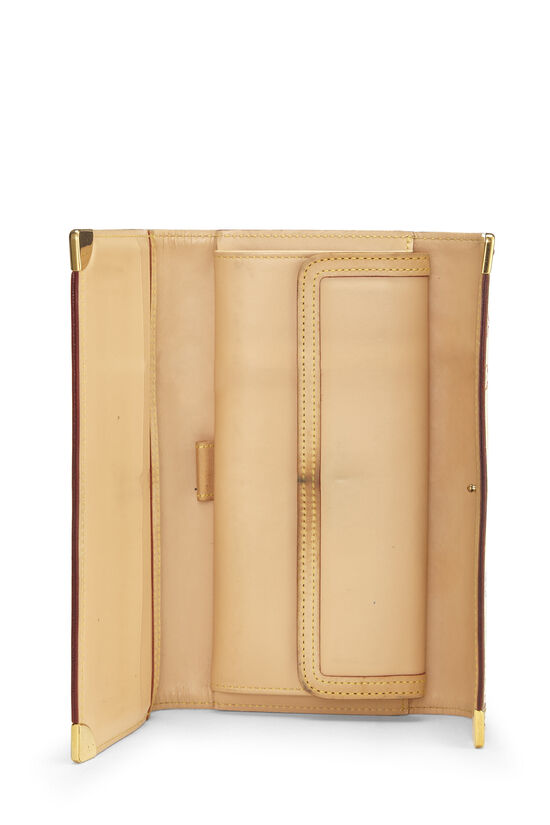 Louis Vuitton, Bags, Louis Vuitton White Multicolor Murakami Continental  Long Wallet Yellow Interior