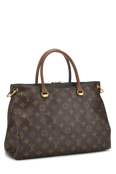 Black Monogram Canvas Pallas, , large