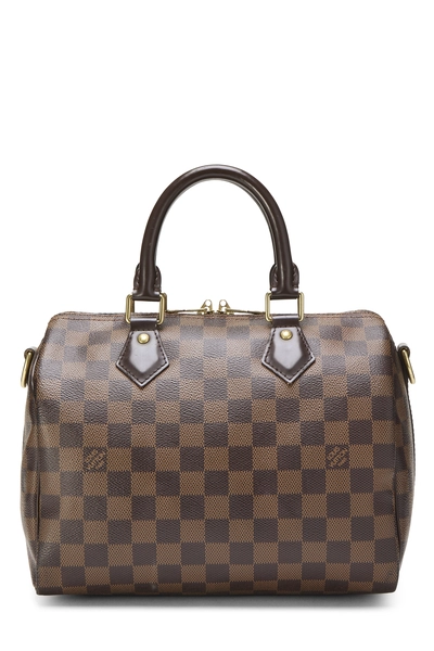 Louis Vuitton Damier Ebene Speedy Bandouliere 25