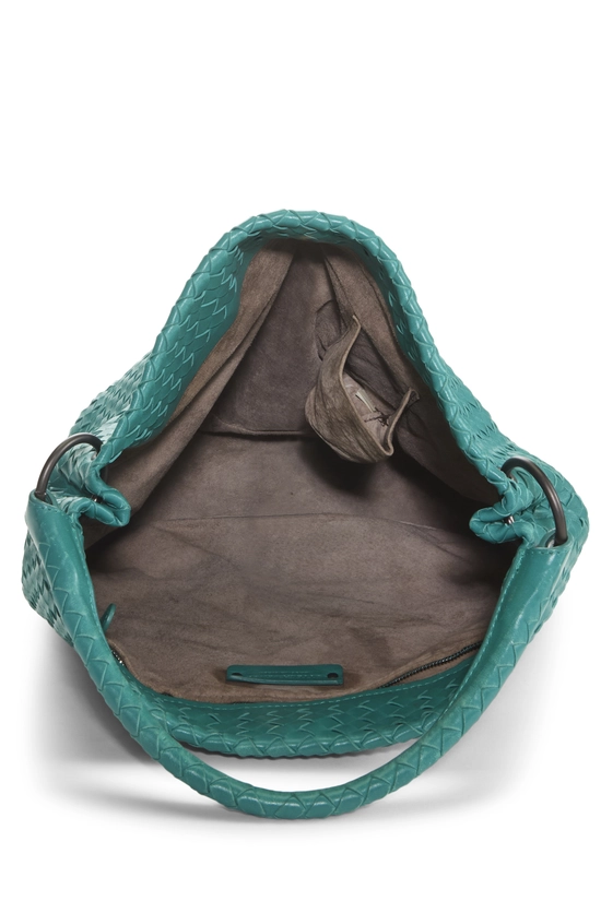 Green Intrecciato Tote, , large image number 5
