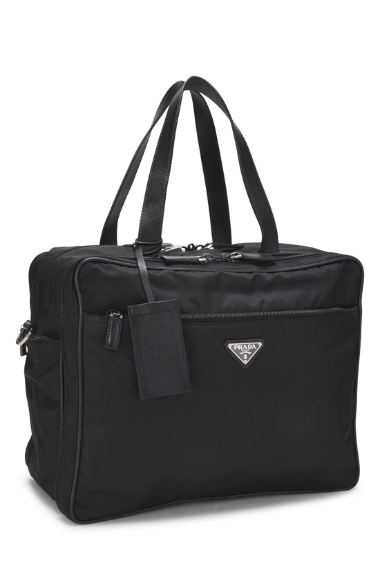 Black Nylon Briefcase, , large image number 1