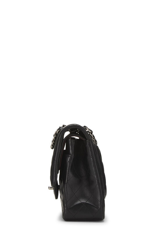 Black Quilted Lambskin Classic Double Flap Medium, , large image number 2