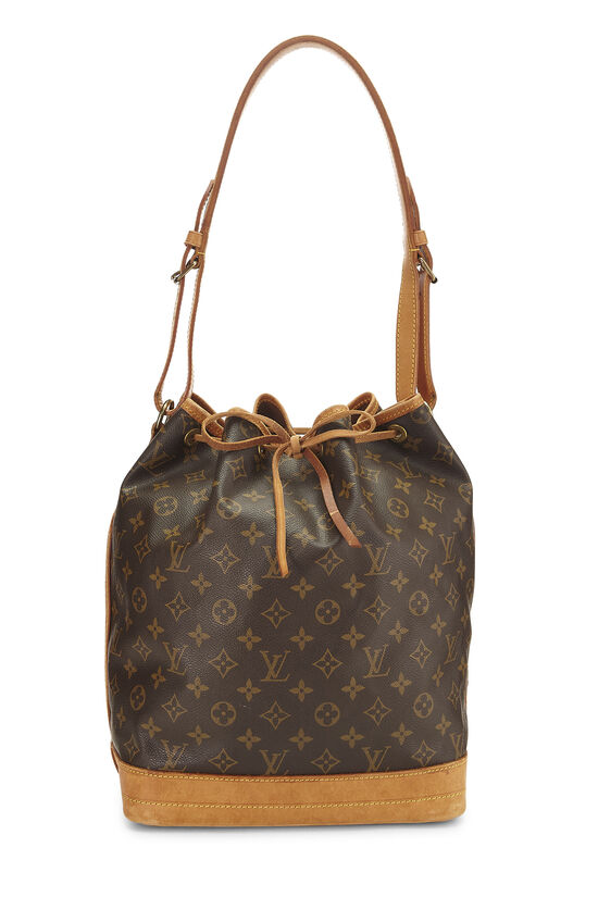 Louis Vuitton Noe Gm Bucket Bag Brown Monogram Canvas Auction