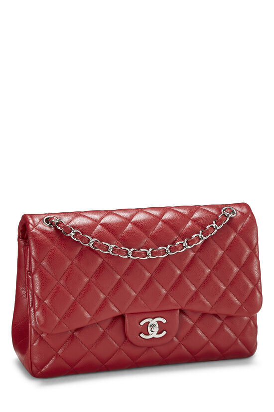 Chanel Classic Double Flap Jumbo - Red