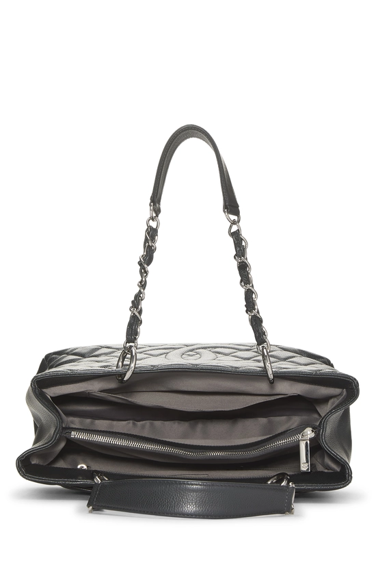 Grey Quilted Caviar Grand Shopping Tote (GST), , large image number 5