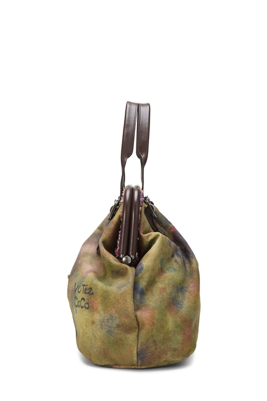 Green Graffiti Canvas On The Pavements Bowling Bag, , large image number 2