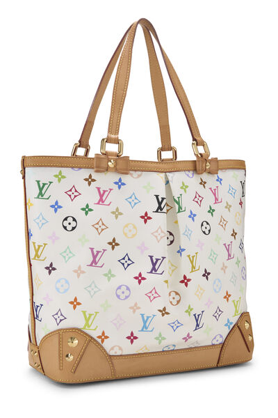 Takashi Murakami x Louis Vuitton White Monogram Multicolore Sharleen MM, , large