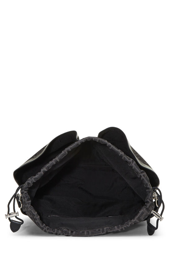 Black Zucca Double Pocket Backpack, , large image number 7