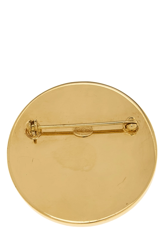 Multicolor 'CC' Turnlock Circle Pin, , large image number 1