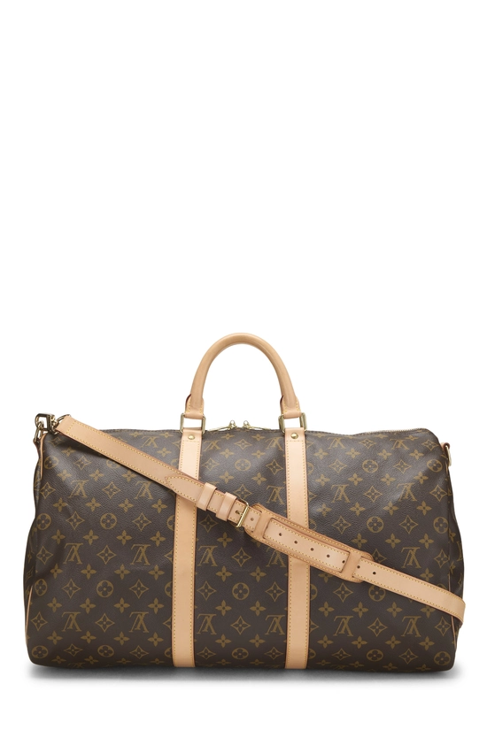 Monogram Canvas Keepall Bandouliere 50, , large image number 3