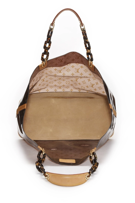 Brown Monogram Ambre Vinyl Cabas GM, , large image number 5