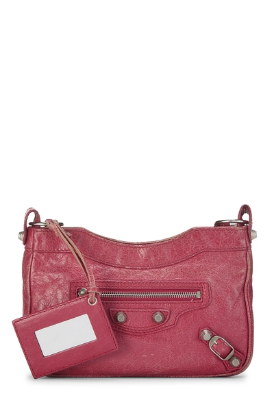 Balenciaga Pink Agneau Giant 12 Hip Bag