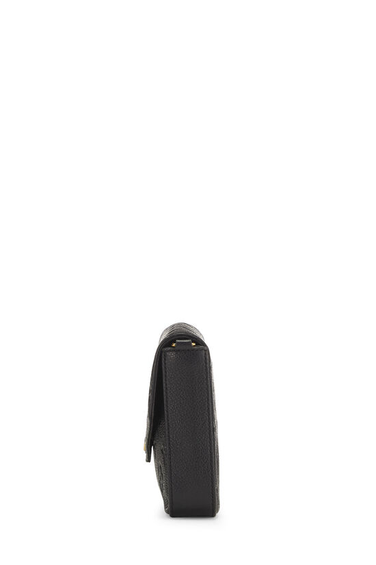 Louis Vuitton Black Monogram Empreinte Pochette Felicie QJBEXU1DKB008