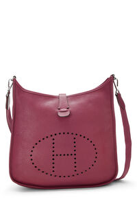 Preloved Hermes Evelyn GM Blue Taurillon Clemence Leather Shoulder Bag –  KimmieBBags LLC