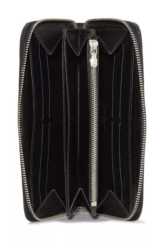 Black Electric Epi Zippy Continental Wallet, , large image number 3