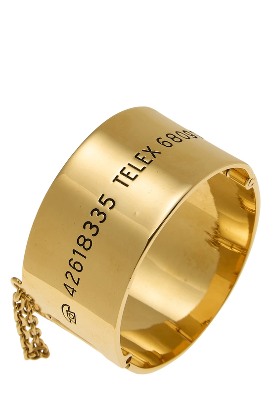 Gold Cambon Cuff, , large image number 1