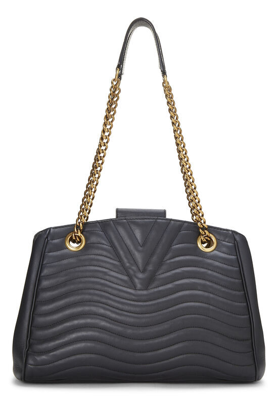 New Wave Chain Tote Quilted Leather