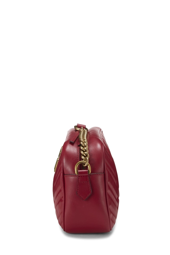 Red Leather GG Marmont Crossbody Small, , large image number 2