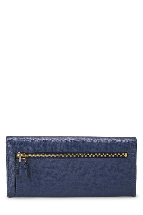 Navy Saffiano Continental Wallet, , large image number 2