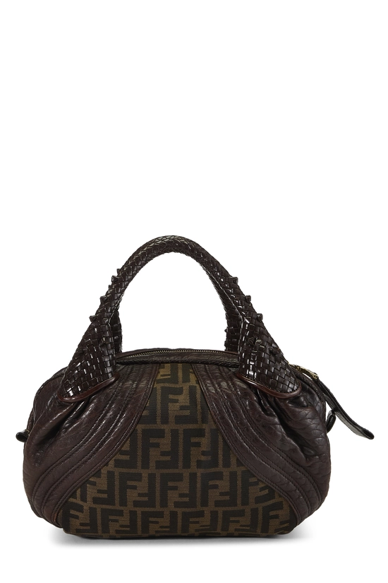 Brown Zucca Canvas & Leather Spy Mini, , large image number 3