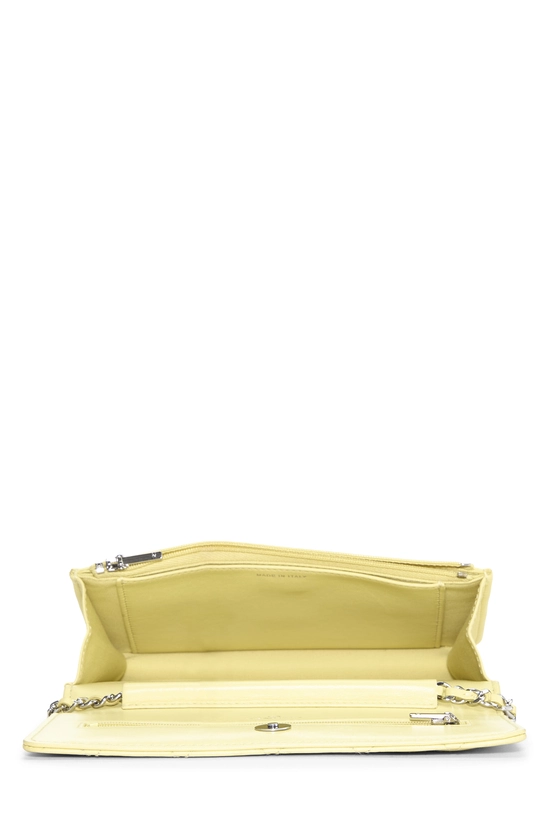 Yellow Lambskin Classic Quilted Wallet on Chain (WOC), , large image number 5