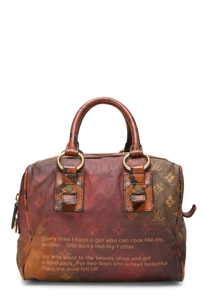 Louis Vuitton Richard Prince x Louis Vuitton Red Monogram Jokes Man Crazy — photo 1