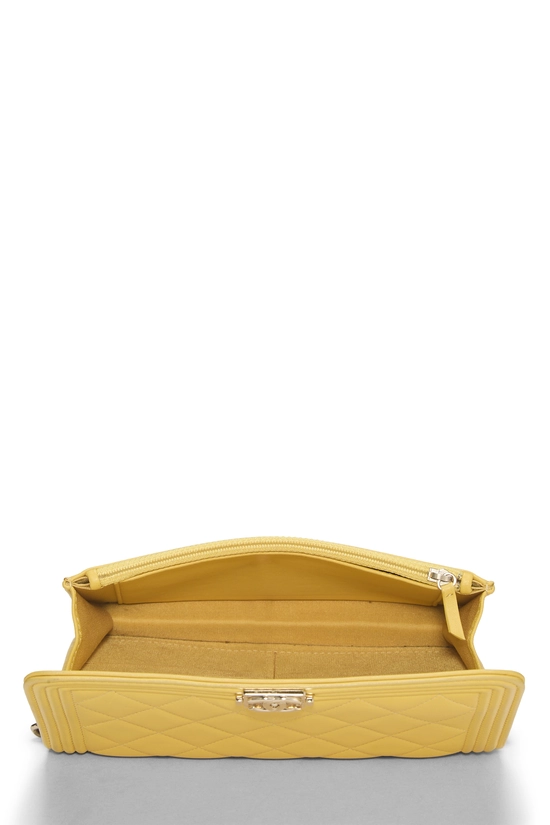 Yellow Quilted Lambskin Wallet on Chain (WOC), , large image number 5