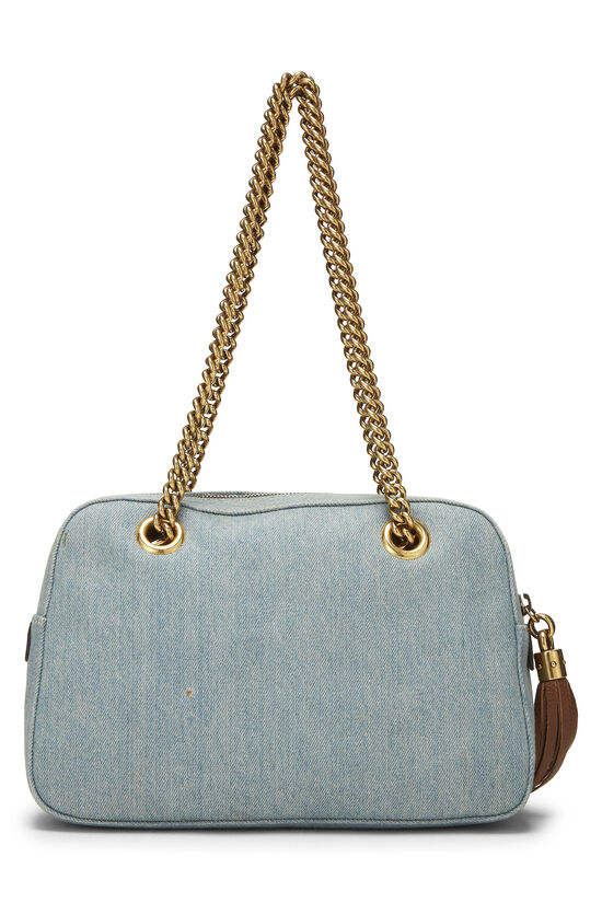 Blue Denim Soho Chain Shoulder Bag, , large image number 3