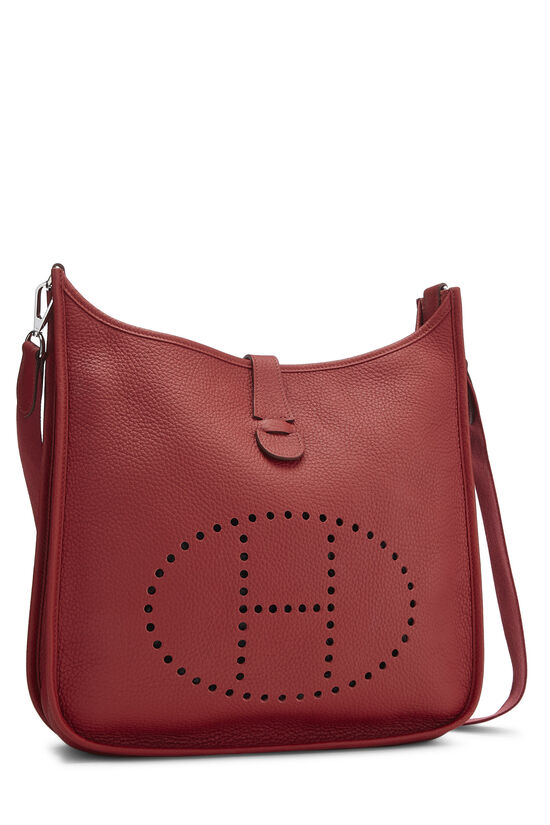 Hermes Evelyne GM Clemence Leather Shoulder Bag