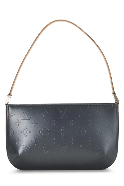 Louis Vuitton Navy Monogram Vernis Mat Fowler