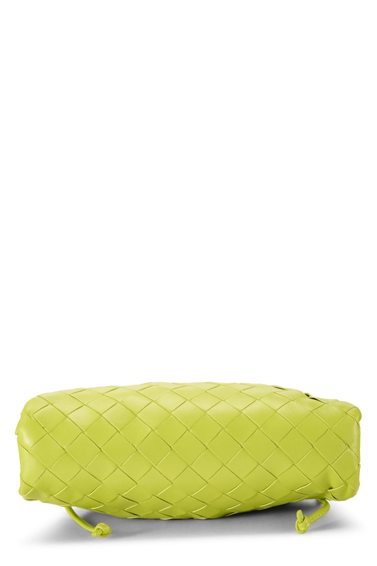 Green Intrecciato Leather "The Pouch" Mini, , large image number 4